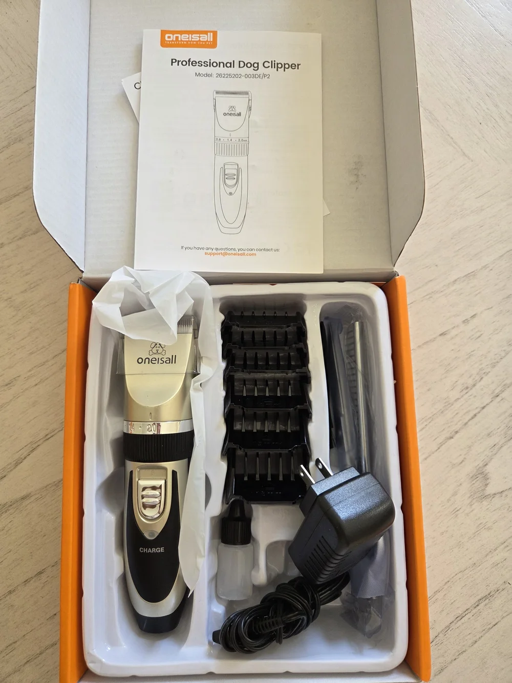oneisall Dog Clippers Grooming Kit for Dogs Cats Pets